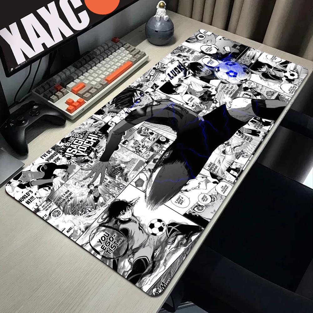 Gaming Accessories White - Schwarz-weißes Anime-Mauspad, PC XXL, Gamer-Schrank, Mauspad,