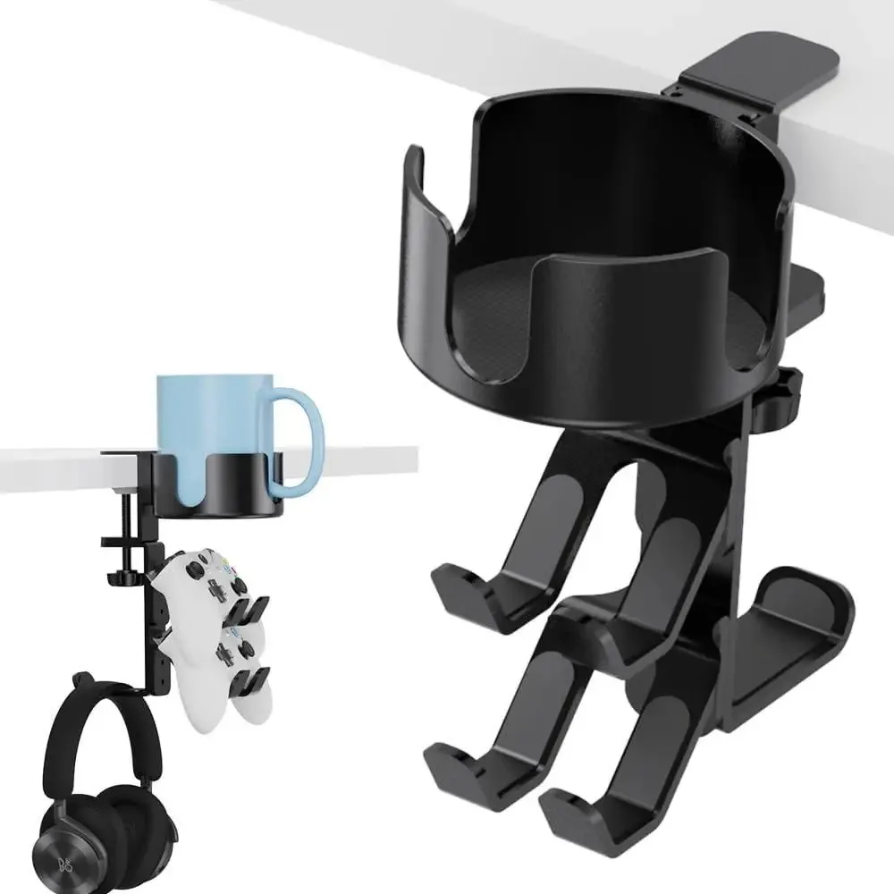 Gaming Accessories Rack - Multifunktionaler Aufbewahrungsständer für Handheld-Spielekonsole, Headset-Ständer, Desktop-Aufbewahrung