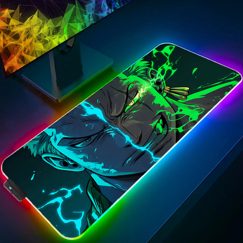 Gaming Accessories Keyboards - ONE PIECE Zoro Mauspad RGB Gaming