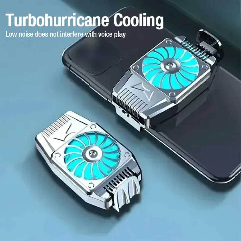 Gaming Accessories For Phone - Tragbarer Mini-Luftkühler mit Rückenclip für Mobiltelefone,