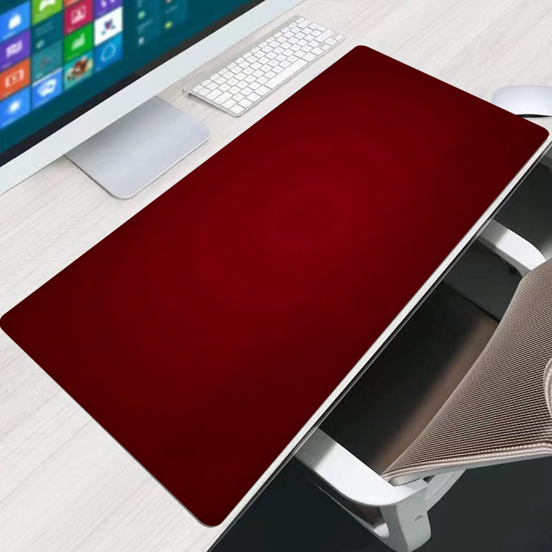 Gaming Accessories Keyboards - Rotes Mauspad für Büro, erweiterte Schreibtischunterlage