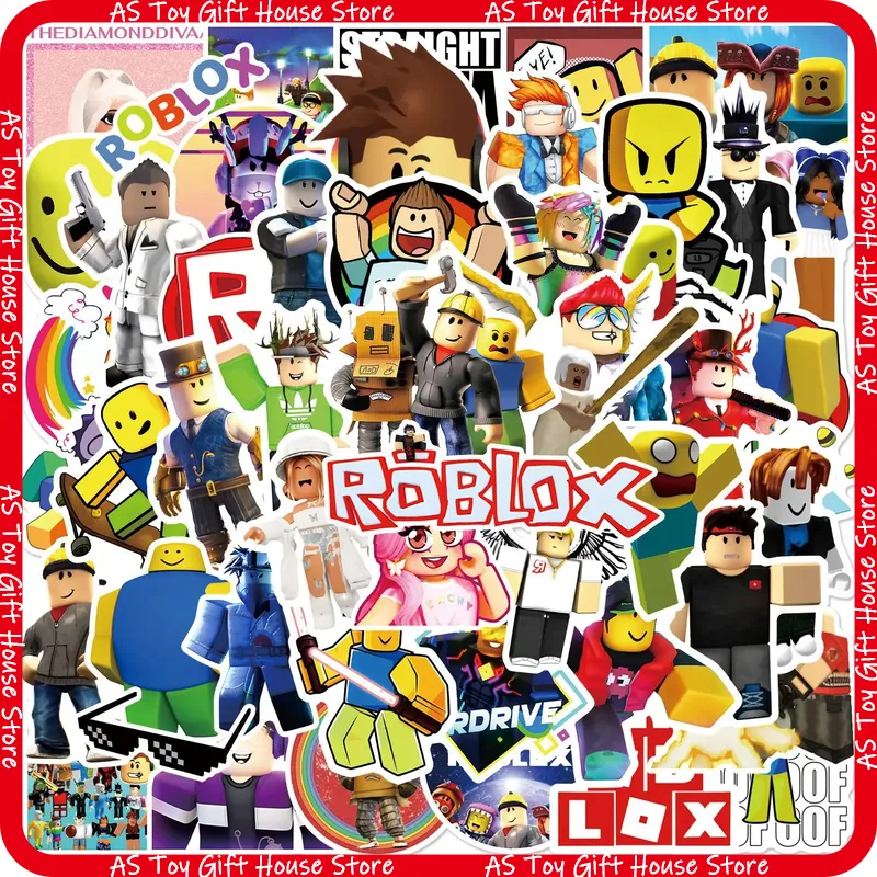 Gaming Accessories Roblox - 50 Stück Graffiti-Aufkleber Roblox Einzigartige wasserdichte