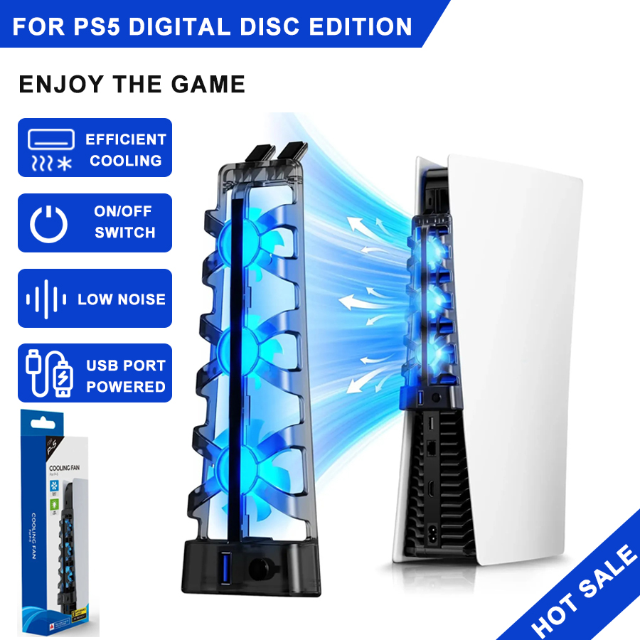 Gaming Accessories For Ps5 - Für PS5 (Disc- und Digital-Edition) Kühlventilator