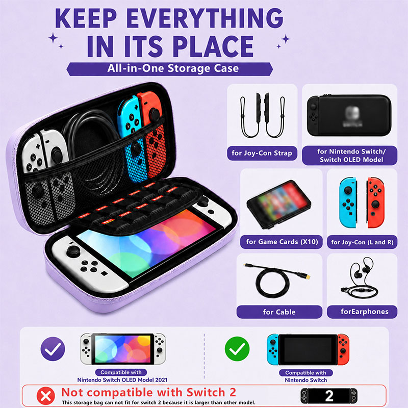 Makaron-Farbige Harte Aufbewah – Gaming Accessories Bag Bewertung und Preis