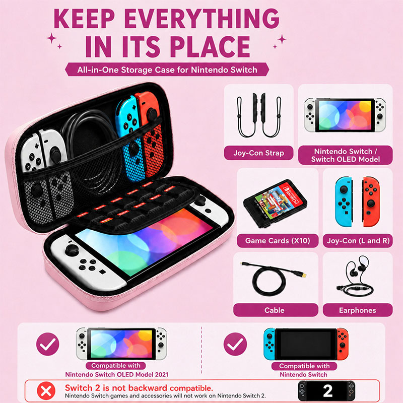 Neue Modische Aufbewahrungstas – Gaming Accessories Bag Bewertung und Preis