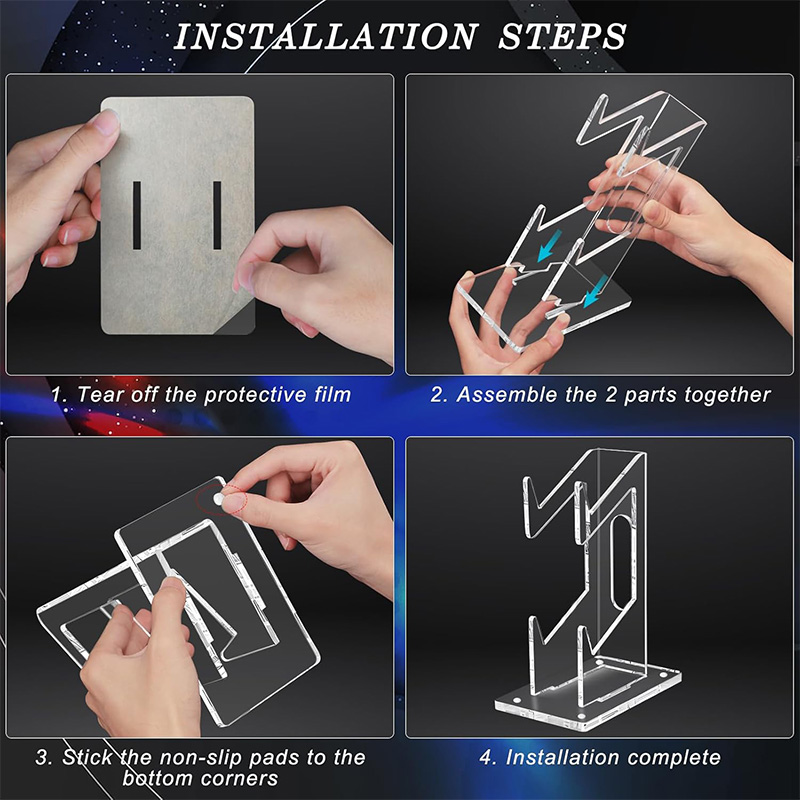 1 Stück Doppelstöckiger Acryl- – Gaming Accessories Rack Bewertung und Preis