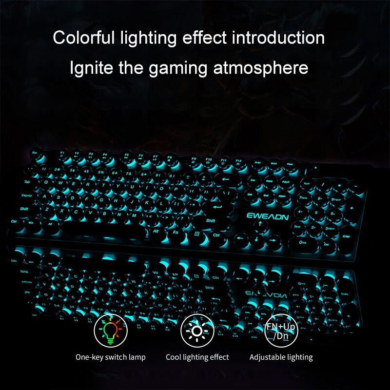 EWEADN Schreibmaschinen-Gaming – Gaming Accessories Keyboards Bewertung und Preis
