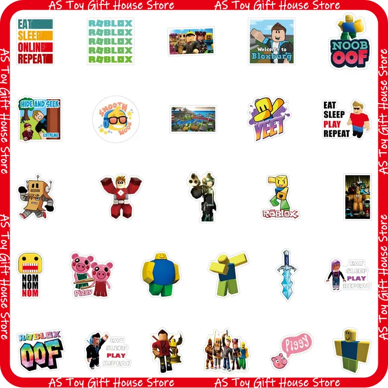 100 Stück Roblox-Aufkleber, se – Gaming Accessories Roblox Bewertung und Preis