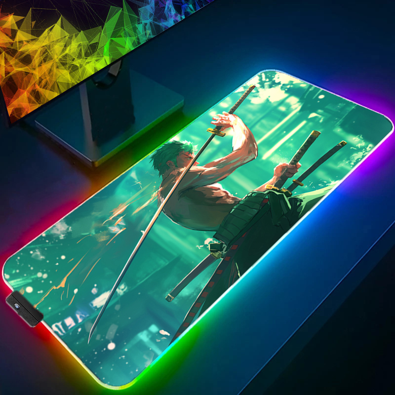 ONE PIECE Zoro Mauspad RGB Gam – Gaming Accessories Keyboards Bewertung und Preis
