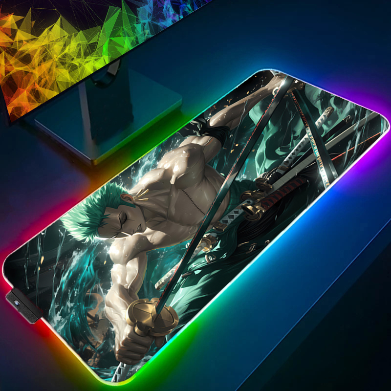 ONE PIECE Zoro Mauspad RGB Gam – Gaming Accessories Keyboards Bewertung und Preis