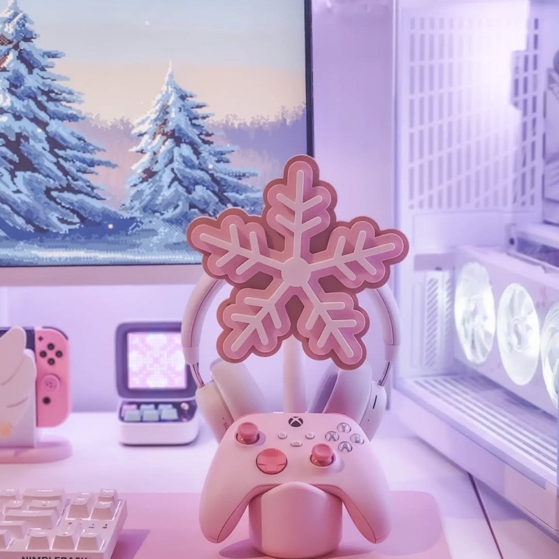 Schneeflocken-Kopfhörerständer – Gaming Accessories Rack Bewertung und Preis