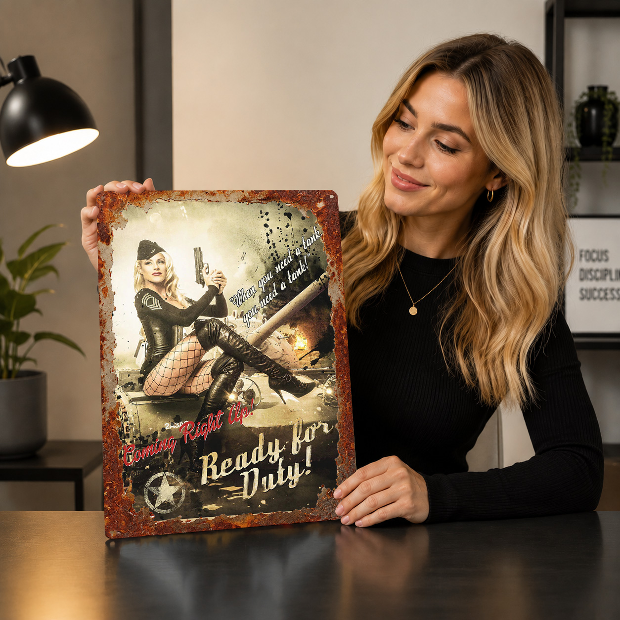 Wandkunst aus Metall mit Panze – Gaming Accessories Needed Bewertung und Preis