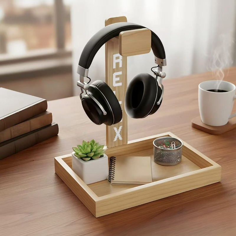 Holz-Gaming-Headset-Ständer, S – Gaming Accessories Rack Bewertung und Preis