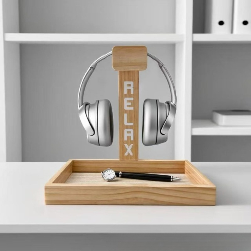Holz-Gaming-Headset-Ständer, S – Gaming Accessories Rack Bewertung und Preis