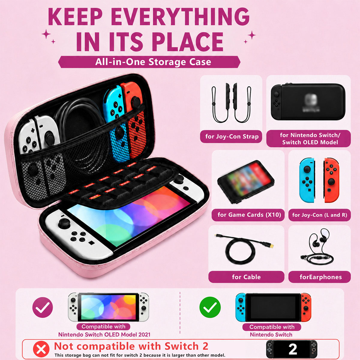 Makronen-Farbige Harte Aufbewa – Gaming Accessories Bag Bewertung und Preis